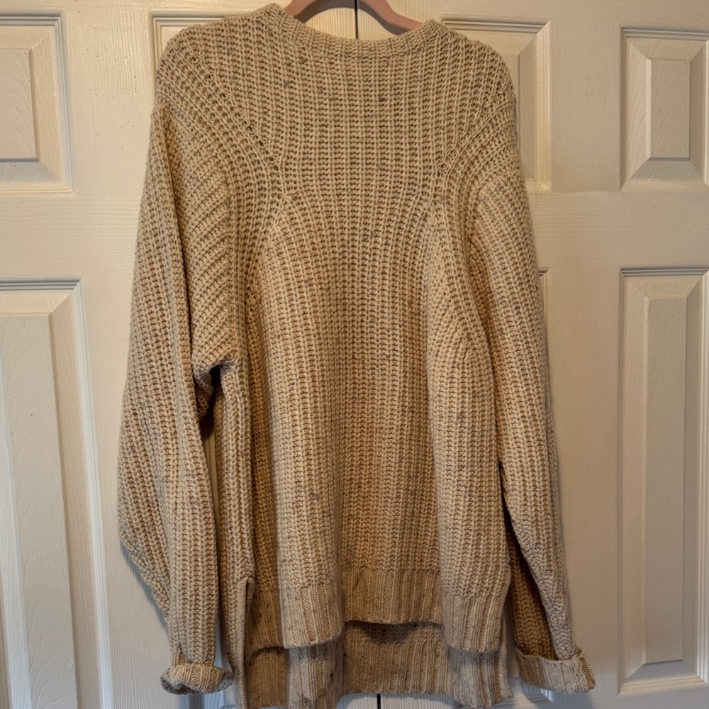 REI Warm Beige Knit Sweater